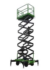 14 Meters Mobile Scissor Lift Hydraulic Man Lift Aerial Work Platform 500Kg Loading Capacity