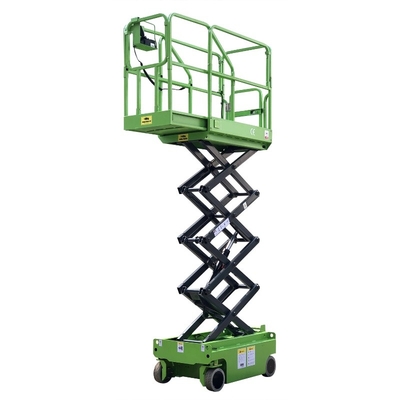 MX390S Mobile Scissor Lift Platform Hydraulic Turning Wheels Type With CE