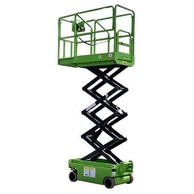 Self Propelled Hydraulic Turning Wheels Mini Scissor Lift Work Platform For 1 Man