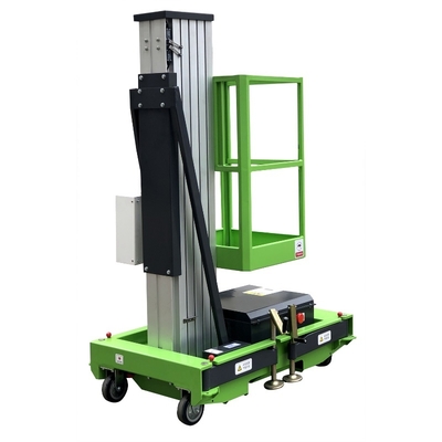 Single Mast Aerial Work Platform Vertical Lift