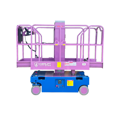 DC24V 100AH Oil Free Full Electric Vertical Lift Self Propelled