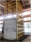 플랫폼을 높이는 CE 공인되 4 kw 원동력 3000 킬로그램 부하 용량 6m 인양높이 수력 화물 가이드 레일