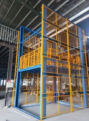 1T Load 4m Height 2.2 kw Motor Power Hydraulic Cargo Lifting Platform with CE
