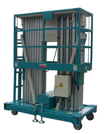 8 Meters Platform Height Double Mast Mobile Aerial Work Platform with 200Kg Loading Capacity