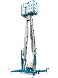 8 Meters Platform Height Double Mast Mobile Aerial Work Platform with 200Kg Loading Capacity